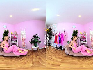 Horny Blonde In Solo Masturbation