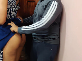 Horny Hot Wife and the Stepbrother Have an Affair.