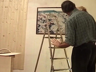 Mature Blonde MILF Fingered and Fucked Hard in Stockings