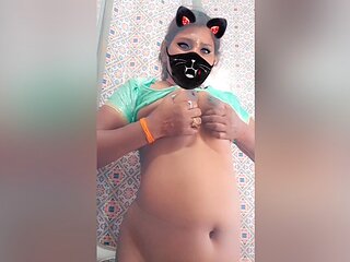 Happy Rakhi Stepbrother Give Gift On A Rakhi Fastival Dick