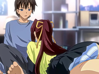 Hentai - Step Sister Wakes Me Up With a Blowjob [Subtitled]
