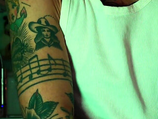 Kinky Tattooed Cum