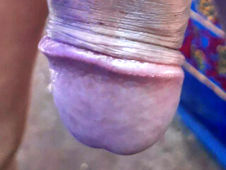 Handjob massage black big cock Indian man