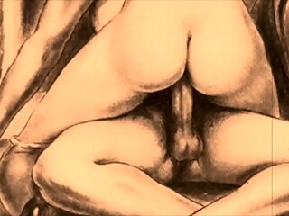 vintage erotic drawings