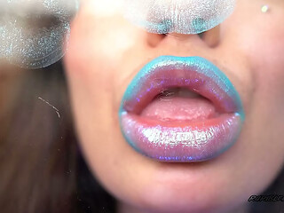 Angelic Frosted Pillow Lips and Melting Icy Kiss