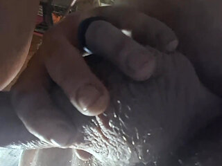 Close up deep stroke pussy creampie