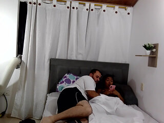 My girlfriend asks me for sex and I lick her pussy.