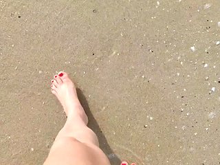 Nice Feet on the Beach