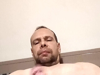 Big wet cock masturbated well