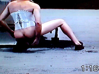 Vintage Jon Scarecrow anal plundering and masturbation