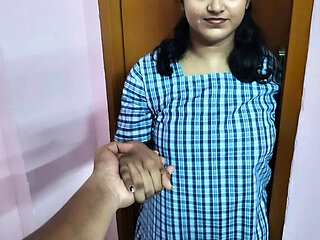 Shraddha Pandey Horny Indian Schoolgirl Fucks Neighbor Doggy Style at Home