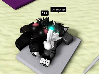 Having hard sex at the beach with the SCP-1471 (mal0) in Roblox!