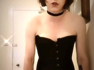 Amateur brunette in stockings luscious pussy fuck