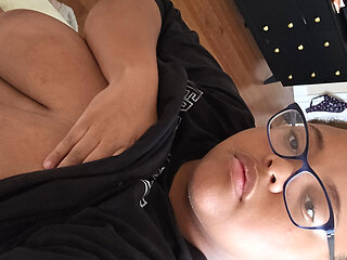 Nerdy Girl Big18ebony Masturbation Compilation