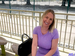 Big Dick Fucks MILF Quinn Waters - Huge Tits & Deep Throat