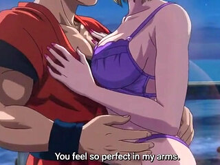 Android 18 & Krillin beach house Passion - Romantic 3D Anime
