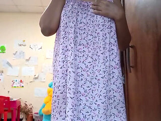 Indian girl masturbating with dildo Asian solo fuck