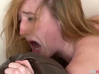 Skinny Redhead Chav Gets Fucked Hard by Stepbrother