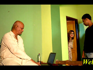 Indian Beautiful girl fucking with boyfriend Infront of Stepfather