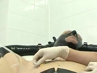 Humiliating dick squeezing