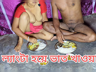 Bangladeshi Wife Rani Mondal Eats With Indian Husband In Bengali HD Sex