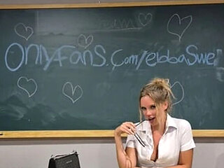 Hot Swedish Schoolgirl Caught & Punished by Teacher - Blonde Teen Blowjob in 4K