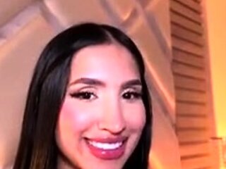 Cute curly brunette solo webcam masturbation