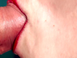 POV Licking Blowjob Asmr - Wet Mouth Sounds up Close