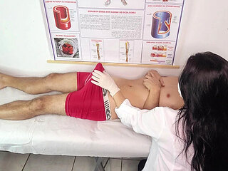 Nurse Handjob For Patient's Big Cock Erection - Amateur Latina Jennyferpimenta 4K