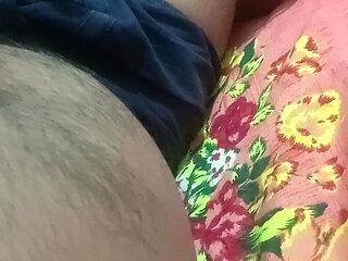 Indian femboy jerking indoor