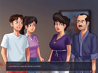 Summertime Saga ep 120 - Peguei a filha deles e agora eles v&atilde_o se Separar