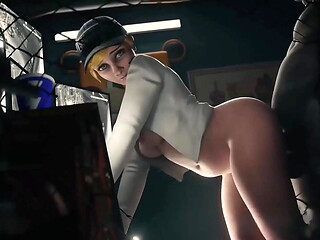 Best Day At Job - Fat Boss Pounding Security Girl Ass [ 3D EXCLUSIVE Animation ]