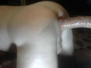 Big Dildo Fucking My Wet Hole Deep