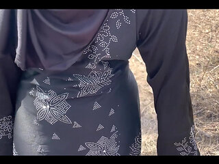 Indian Desi Muslim Girl Cheating Boyfriend and Rough Sex with Village Boy at Jungle Outdoor - Hindi Audio