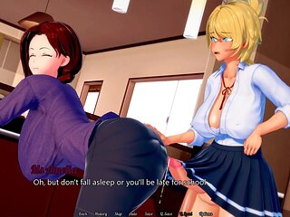 Futanari Gets Horney From Stepmom And Beats off