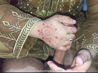 Step Brother Enjoy Handjob Orgasm Control