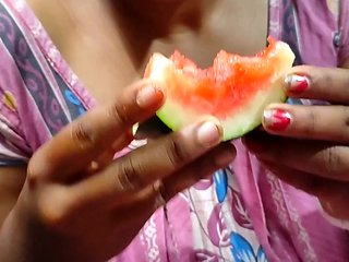 Water Mellon Housewife Watermelon Bali Bhabi!! Tormuj K...