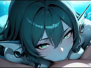 [Generated By AI] Mermaid Sucking And Fucking