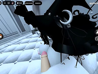 Fucking a moon goddess (Roblox)