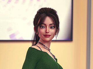 Interactive mom adventure with big boobs and a playful storyline