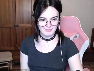 Amateur Webcam Teen Flashes Masturbates