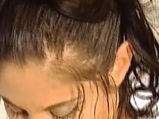 German amateur lesbian babes Veronika Jane in steamy jacuzzi fun with sex toys