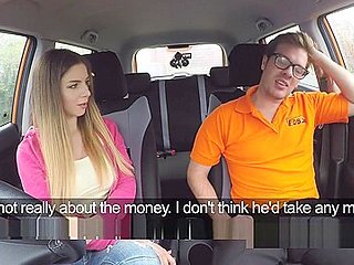 Fake Driving Instructor Bangs Busty Babe