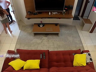 I received the delivery guy all naughty and sucked him until he came in me