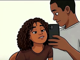 A enteada aprendendo fazer sexo com padrasto negro