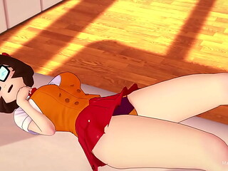 La hermosa y apasionada Velma hoy quiere follar como siempre (sexo hentai)