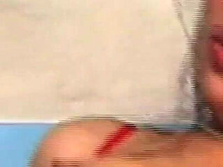 This Hairy Brunette Sucks Cock and Takes It in the Ass