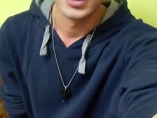 Love Cum Video for Girlfriend on Her Pink Blanket