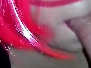 Hot maid sucking cocking and ending up in the tail