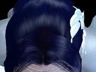 Pixel Enchantress: Virtual Curvy Goddess - 3D Animation Hentai